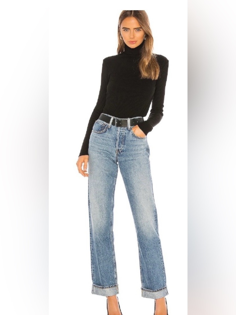 Re/Done 90s relaxed button fly size 28